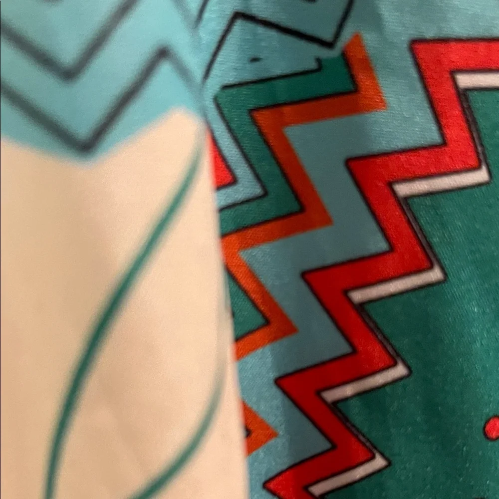 Multicolor Geometric Pattern Dress - Picture 3 of 12